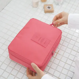 Portable travel cosmetic bag waterproof toiletry organizer storage bag for women