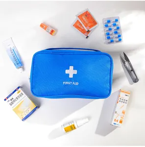 Sac de premiers secours portable en tissu Oxford trousse médicale d'urgence extérieur