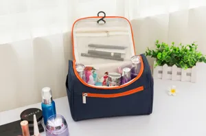 Große hängende Kosmetiktasche aus wasserdichtem Nylon für Reisen und den täglichen Gebrauch.