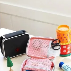 Portable travel first aid storage bag multi-function medical pouch organizer for outdoor use
