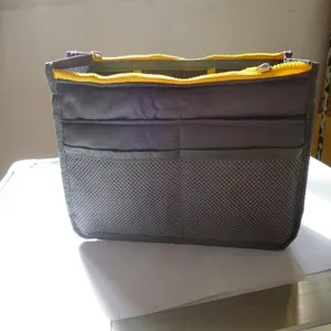 Felt Handbag Organizer Insert Bag Multi Pocket Tote Purse Shaper Makeup Storage Bag