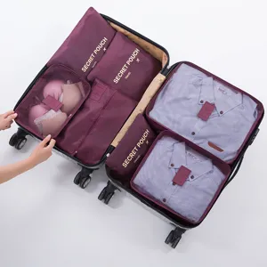 Reise-Organizer-Taschen-Set Koffer Packwürfel für Kleidung Unterwäsche Aufbewahrung