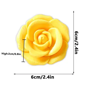 3D magnetic flower fridge magnet, creative colorful small flower design, home decor item.