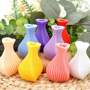 Vaso magnetico stampato in 3D colorato inserto floreale creativo decorazione per la casa