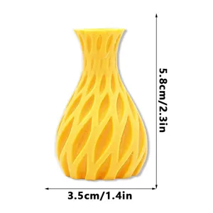 3D Printed Magnetic Vase Fridge Magnet Creative Colorful Flower Pot Home Decor Details