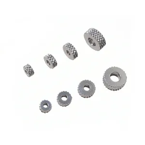 Perles d'espacement de roue en acier inoxydable pour bijoux DIY, perles en vrac plates assorties.
