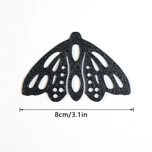 Schwarze Motte Lesezeichen Metall Ausschnitt Buchseite Markierung Buchliebhaber Geschenk 8cm