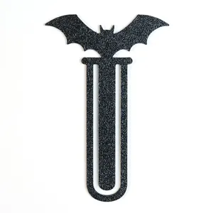 Schwarzes Fledermaus Metall Lesezeichen kreatives Geschenk schueler Schreibwaren Dekoration.