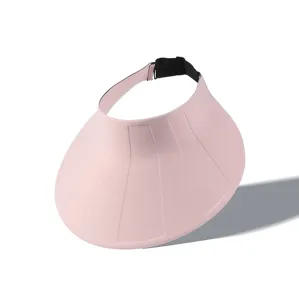 Roze lege bovenkant zonneklep voor zomer UV bescherming outdoor sport ademend strand hoed