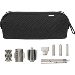 Borsa di stoccaggio per asciugacapelli portatile e set organizer per ferro da arricciare.