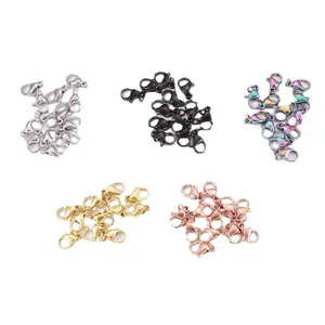 Mosquetones de acero inoxidable para joyas accesorios DIY pulsera collar set surtido.