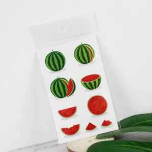 Süße Wassermelone temporäre Tattoo Aufkleber wasserdichtes Sommer Frucht Design Körperkunst.