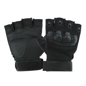 Tactical Half Finger Gloves Hard Shell Protection Anti Slip Breathable Sports Cycling Hiking Gloves For Men Women