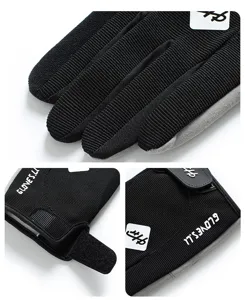 Outdoor cycling sports gloves for women, breathable wear-resistant mountain bike gear.