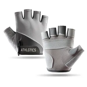Herren Damen Radfahren Halbfinger Handschuhe Atmungsaktiv Sport Outdoor Fitness Antistisch Angeln Handschuhe