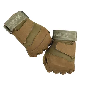 Durable tactical gloves for outdoor sports, military training, cycling, and anti-slip grip.