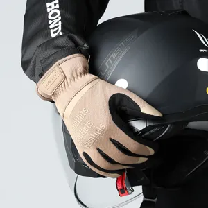 Tactical riding gloves full finger mesh breathable anti-slip motorcycle gloves outdoor sports