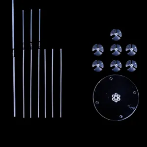Kit de support de ballon en plastique transparent décoration de table mariage anniversaire