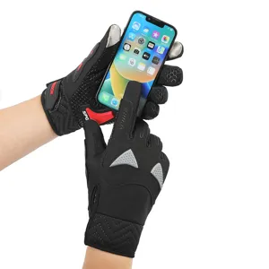 Men's full-finger cycling gloves outdoor sports anti-slip touchscreen motorcycle gloves