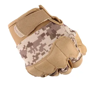 Tactical half-finger gloves for outdoor sports, cycling, climbing, and fitness training.