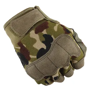 Tactical half finger gloves for outdoor sports climbing fitness cycling anti slip gear
