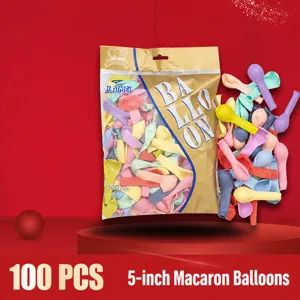 Ballons en Latex Macaron Couleur Assortie Petits Ballons Ronds Pour Décoration de Fête de Mariage Anniversaire Fournitures d'Événement