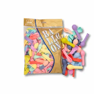 Ballons en latex macaron de 5 pouces pour décoration de fête de mariage, couleur bonbon.