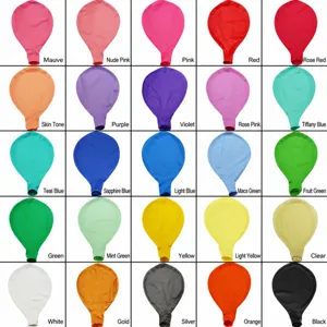 36 inch thickened giant latex balloons color chart for wedding party birthday celebration decor