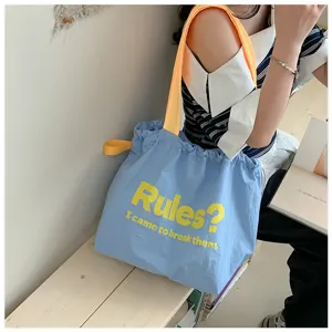 Casual simple trendy fashionable large capacity women single shoulder tote bag summer new
