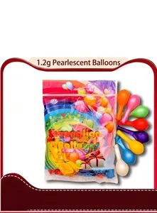10 inch 1.2g pearlescent latex balloons for wedding party and birthday decoration supplies.