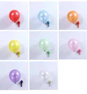 Pearl latex balloon color options detail view, vibrant assorted shades for party decor.