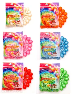 10 inch 1.2g pearlescent latex balloons for wedding birthday party decoration colorful assorted packs.