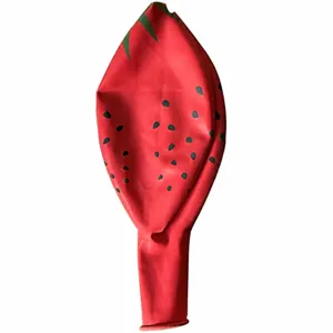 Giant strawberry shape latex balloon for children birthday party outdoor decoration toys.
