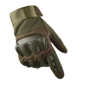 Tactical gloves hard knuckle outdoor cycling combat wear resistant full finger gloves men