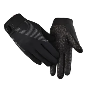 Atmungsaktive Langfinger Fahrradhandschuhe fuer Outdoor Sport, Fitness und Radfahren.