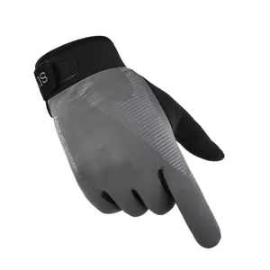 Ganzfinger Fahrradhandschuhe fuer Damen und Herren, atmungsaktive Sport-Radhandschuhe Sommer.
