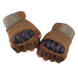 Tactical half finger gloves for outdoor sports, cycling, climbing, and anti-slip training.