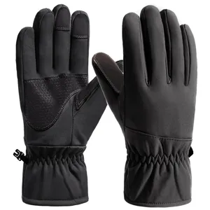 Thermal touch screen winter gloves for cycling skiing windproof warm men gloves detail view
