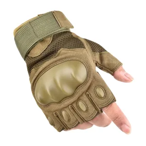 Tactical half-finger gloves for outdoor sports, combat, climbing, and military training.