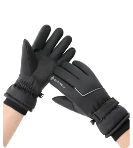 Men winter ski gloves fleece thermal touch screen waterproof windproof outdoor cycling warm