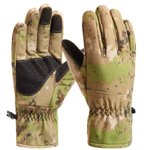Winter warm touch-screen gloves detail, thickened windproof outdoor cycling skiing gloves for men.