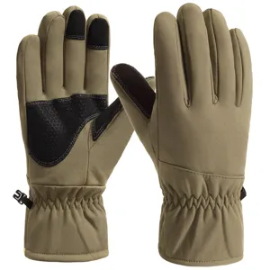 Winter warm touch-screen gloves for cycling skiing outdoor windproof thick thermal gloves
