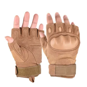 Tactical Half Finger Gloves Hard Shell Anti Slip Outdoor Sports Cycling Climbing Gloves