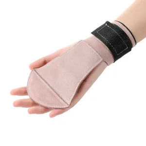 Almohadilla protectora de palma para levantamiento de pesas con correa de velcro ajustable