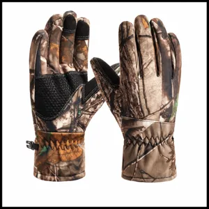 Winter warm touch screen gloves for outdoor cycling and ski windproof thick men gloves