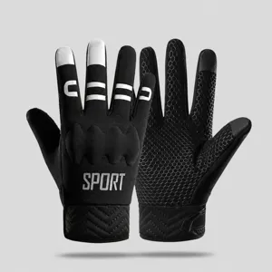 Winter cycling gloves windproof thermal waterproof touchscreen anti-slip outdoor sports
