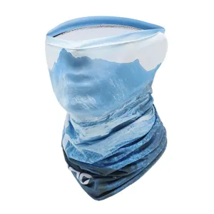 Ice silk sun protection face mask cycling outdoor sports neck gaiter uv blocking scarf