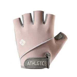 Half-finger fitness gloves, breathable anti-slip sports cycling gloves for workout gym
