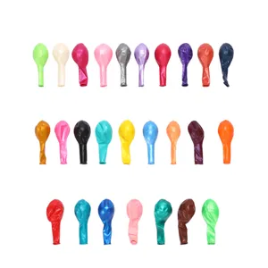 10-inch pearlescent latex balloons bulk colorful metallic balloon set for party wedding decor