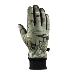 Camo winter ski gloves warm waterproof windproof cycling thermal touchscreen main view